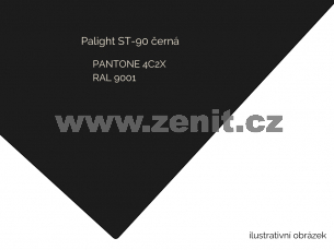 Pěněná PVC deska Palight 10mm černá ST-90   (šířka: 1520 mm, délka: 2030 mm) 