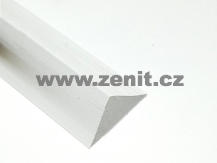 Trojúhelníková plexi tyč 10mm čirá   (délka: 1220 mm) 