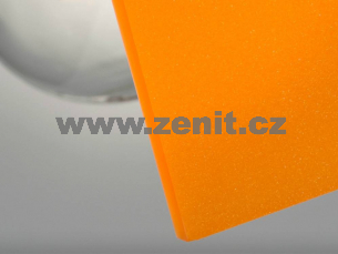 Pískované plexisklo Plexiglas Satinice 6mm oranžový 2H12 DC (pumpkin)   (šířka: 2030 mm, délka: 3050 mm) 