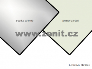ZenitBOND 3mm Al 0,3 zrcadlo / primer   (šířka: 1220 mm, délka: 3050 mm) 