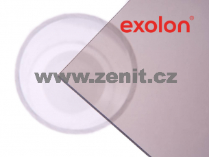 Plný polykarbonát Exolon mono 2UV bronz 6mm   (šířka: 2050 mm, délka: 3050 mm) 