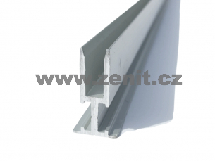 Al profil pro LED LGP magnetický rám oboustranný stříbrný   (délka: 5000 mm) 