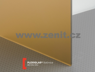 Pískované plexisklo Plexiglas Satinice 6mm bronz 8C01 DC (terra)   (šířka: 1520 mm, délka: 2030 mm) 