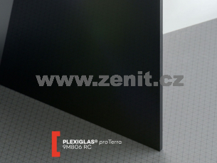 Plexisklo recyklované černé Plexiglas proTerra 5mm    