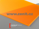 Pískované plexisklo Plexiglas Satinice 6mm oranžový 2C02 DC...