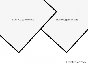 ACP BOND 3mm Al 0,2 bílý lesk RAL9016 / bílý mat RAL9016