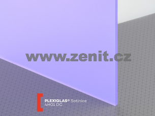Pískované plexisklo Plexiglas Satinice 6mm fialový 4H01 DC (plum)