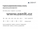 Trapézová polykarbonátová deska 76/18 šedá (teploreflexní) Solar...