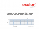 Komůrkový polykarbonát Exolon 7/16 BF IQ Relax (teploreflexní)...