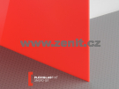 Červené plexisklo Plexiglas XT 3mm 3N570 (prop. 2%) <br/><span...