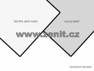 ZenitBOND 3mm Al 0,2 bílý mat RAL9016 / surový plech <br/><span...