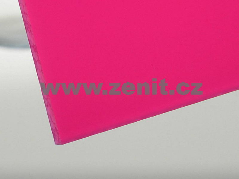 Růžové plexisklo Plexiglas GS 3mm 3H00 (prop. 11%) (šířka: 1520 mm ...