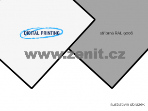 ZenitBOND 3mm Al 0,3 print RAL9016 / stříbrný RAL9006
