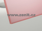 Pískované plexisklo Plexiglas Satinice 6mm červený 3H04 DC (melon)...