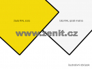ZenitBOND 3mm Al 0,3 žlutý RAL1021 / bílý mat RAL9016 <br/><span...