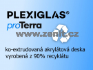 Plexisklo recyklované černé Plexiglas proTerra 3mm <br/><span...