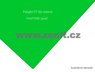 Pěněná PVC deska Palight 3mm zelená ST-80