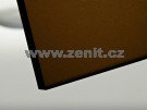 Pískované plexisklo Plexiglas Satinice 6mm bronz 8C01 DC (terra)...